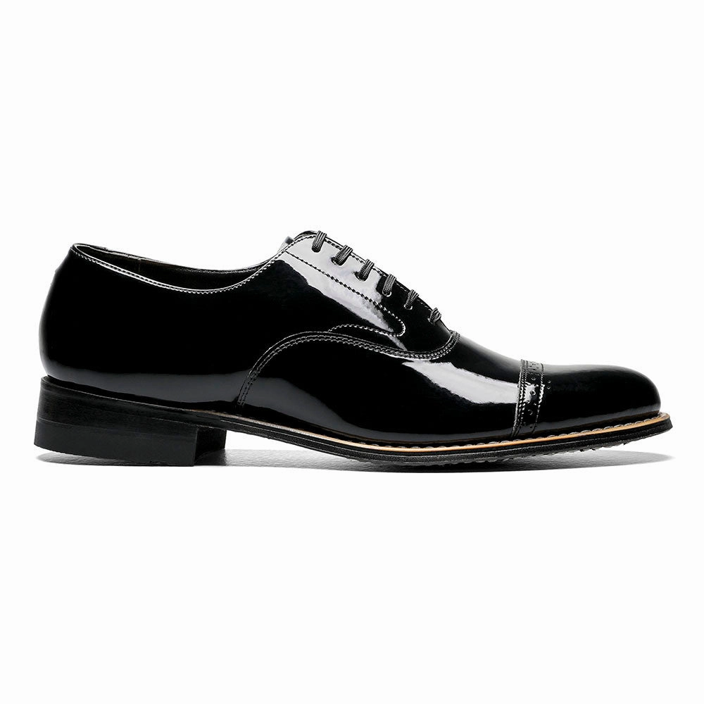 Everyday Sneakers Daylong Comfort Stacy Adams Concorde Black Patent Cap Toe Oxfords