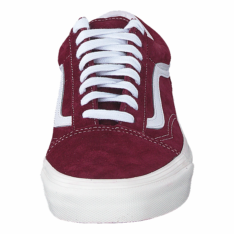 Ua Old Skool (Pig Suede)Pomegrntsnwwht Minimalist Shoes Urban