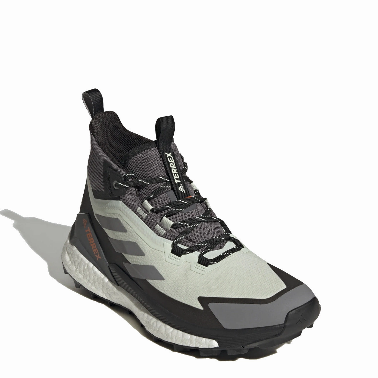 Adidas Terrex Free Hiker 2 Gore-Tex Hiking Shoes Linen Green / Grey Three / Impact Orange Versatile Style Breathable Mesh