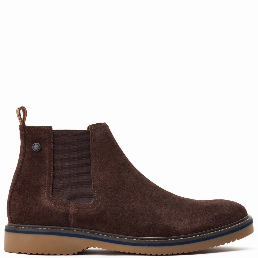Base London Hooper Suede Chelsea Boot Breathable Rugged Sole