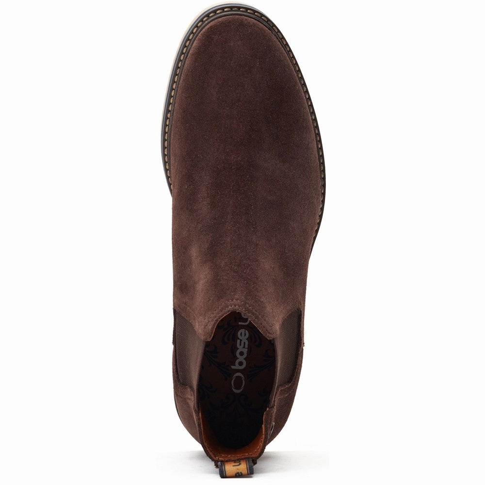 Base London Hooper Suede Chelsea Boot Minimal Footwear Easy On Off