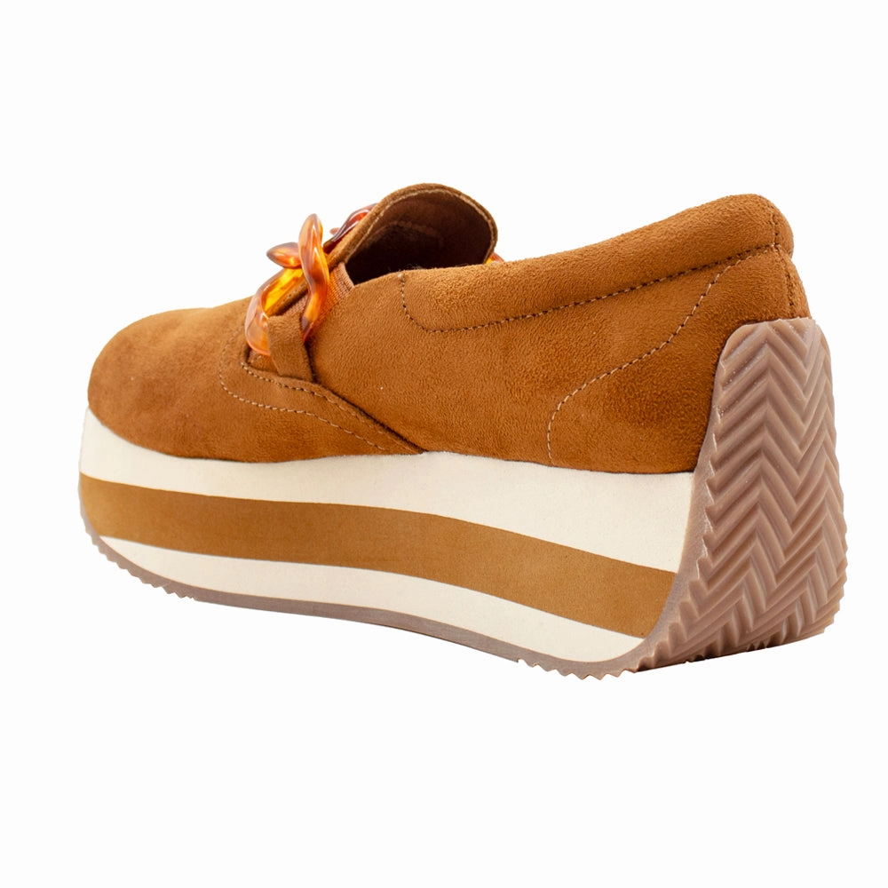 Eco Friendly Easy On Off Harding Platform Slip On Loafers