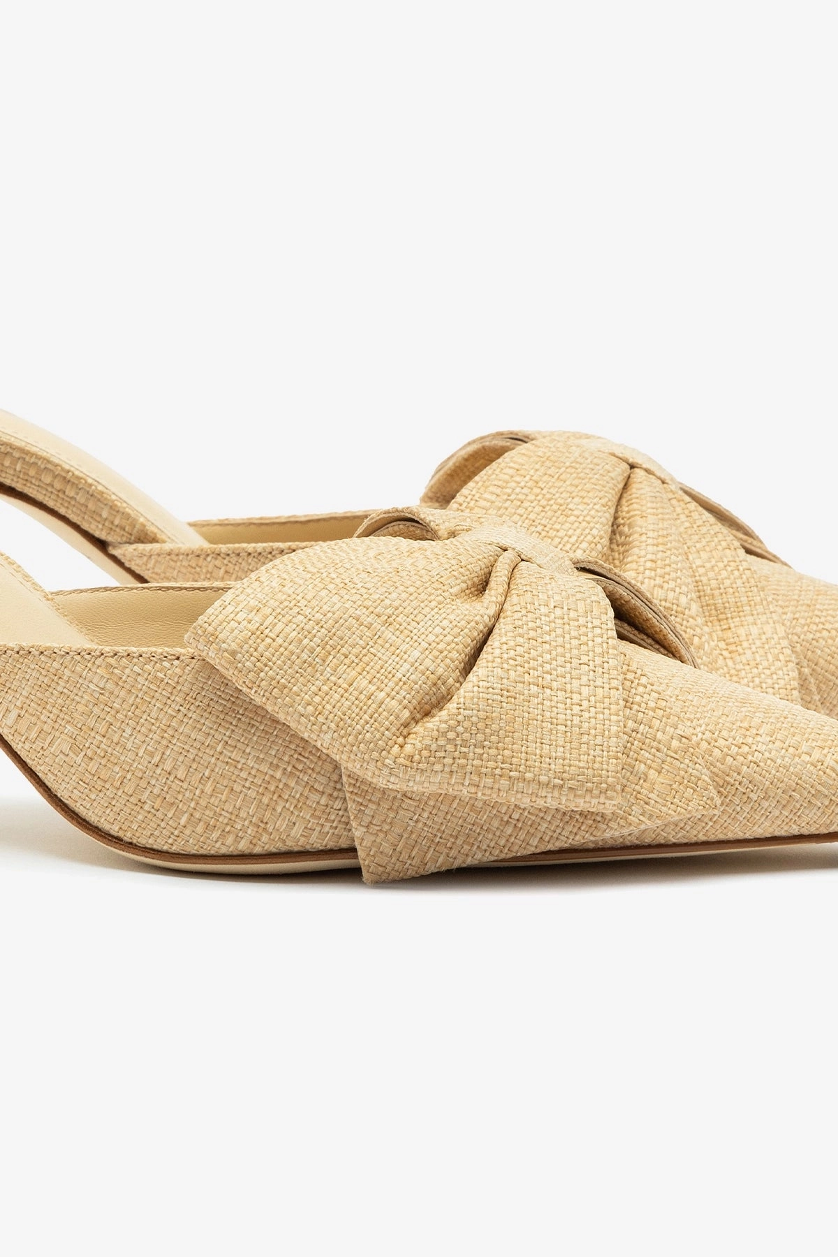 All Day Support Mini Elle Pump In Beige Raffia