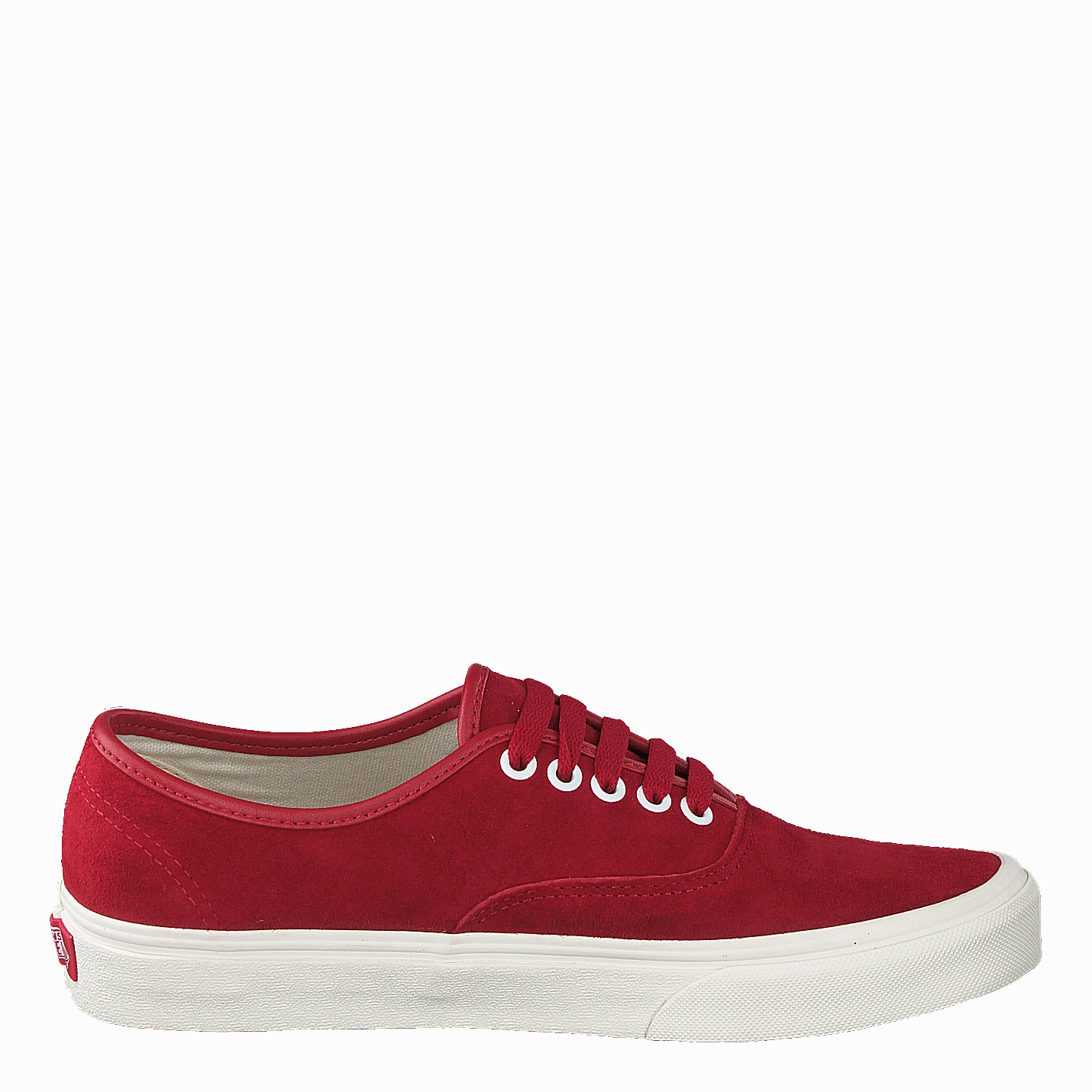 Ua Authentic Chili Pepper/True White Grippy Soles Flat Feet Shoes