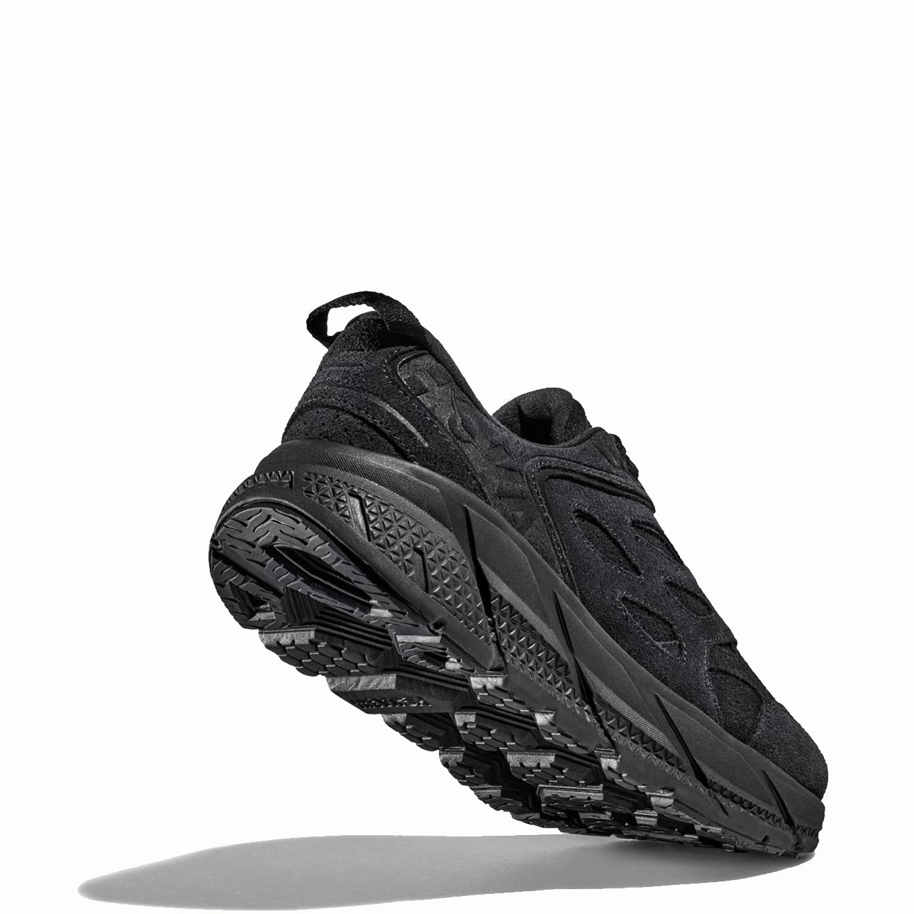 Hoka Clifton L Suede Black / Black Fashion Footwear