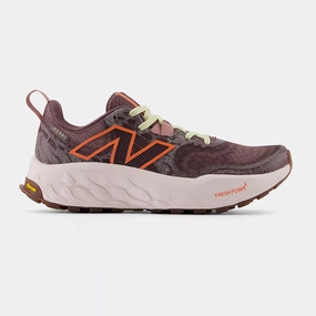 New Balance Fresh Foam X Hierro V8 | Licorice / Gulf Red / Pink Granite | Womens Classic Footwear Odor Control