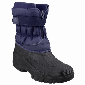 Ergonomic Sole Cotswold Chase Touch Fastening And Zip Up Winter Boot
