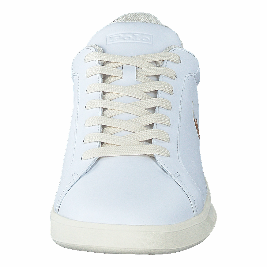 Heritage Court Ii Leather Sneaker White / College Green Orthotic Friendly