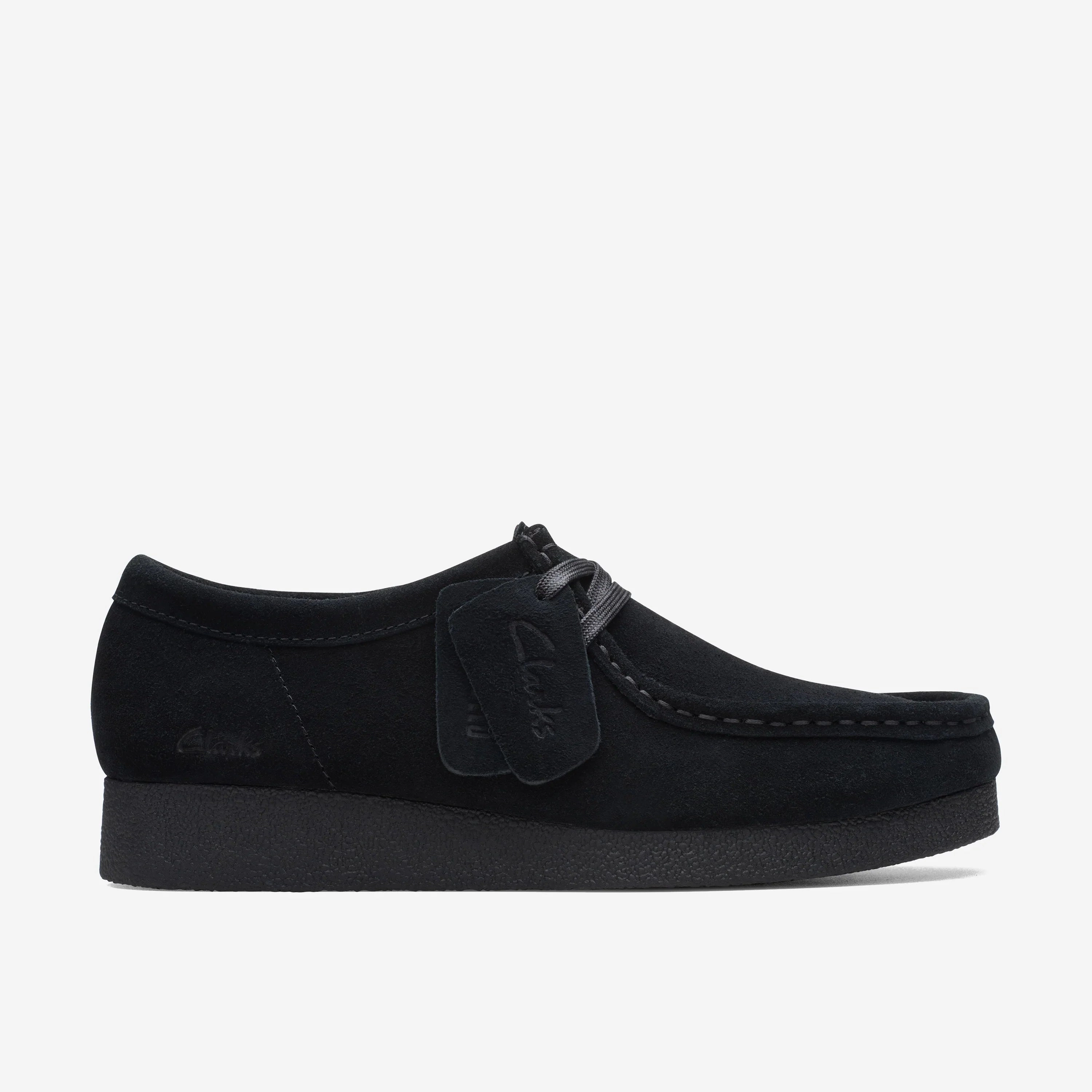 Clarks | Casual Shoes | Women | Wallabeeevosh Black Suede Durable