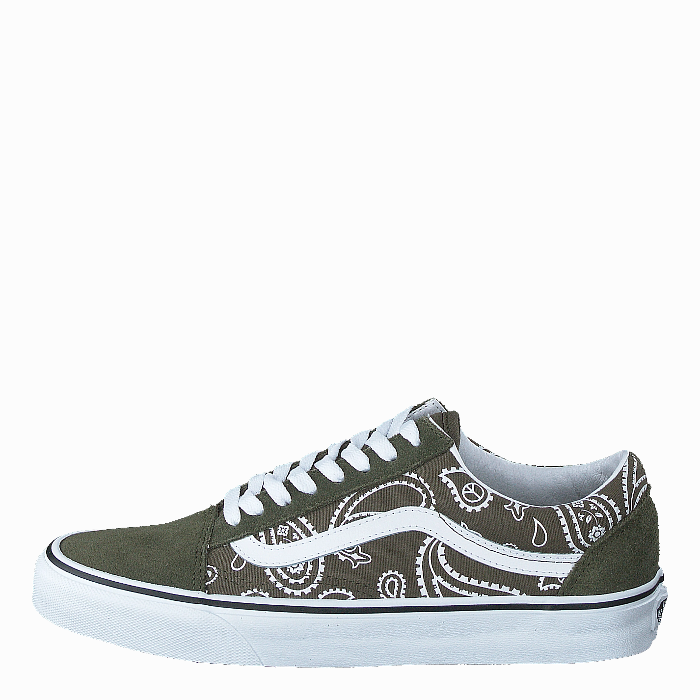 Leather Shoes Ua Old Skool (Peace Paisley)Grplftrwht