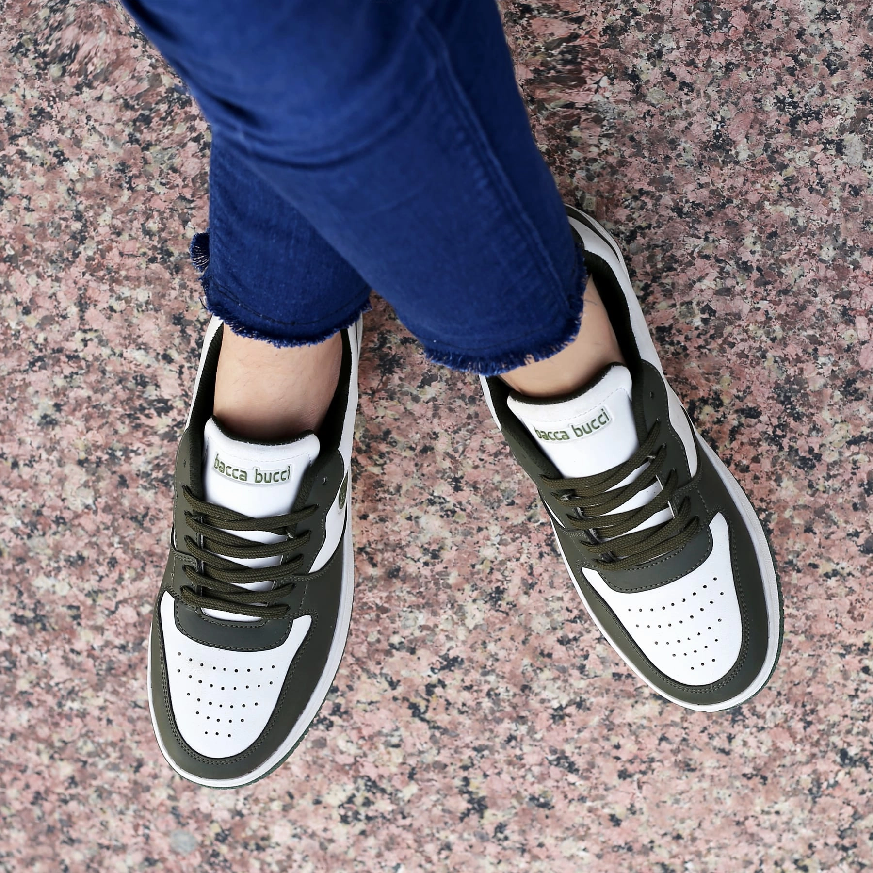 Bacca Bucci Emily Low-Top Flat Sole Sneakers For Women Unisex Shoes Ergonomic Sole