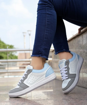 Water Resistant Bacca Bucci Sophia Low-Top Flat Sole Sneakers For Women