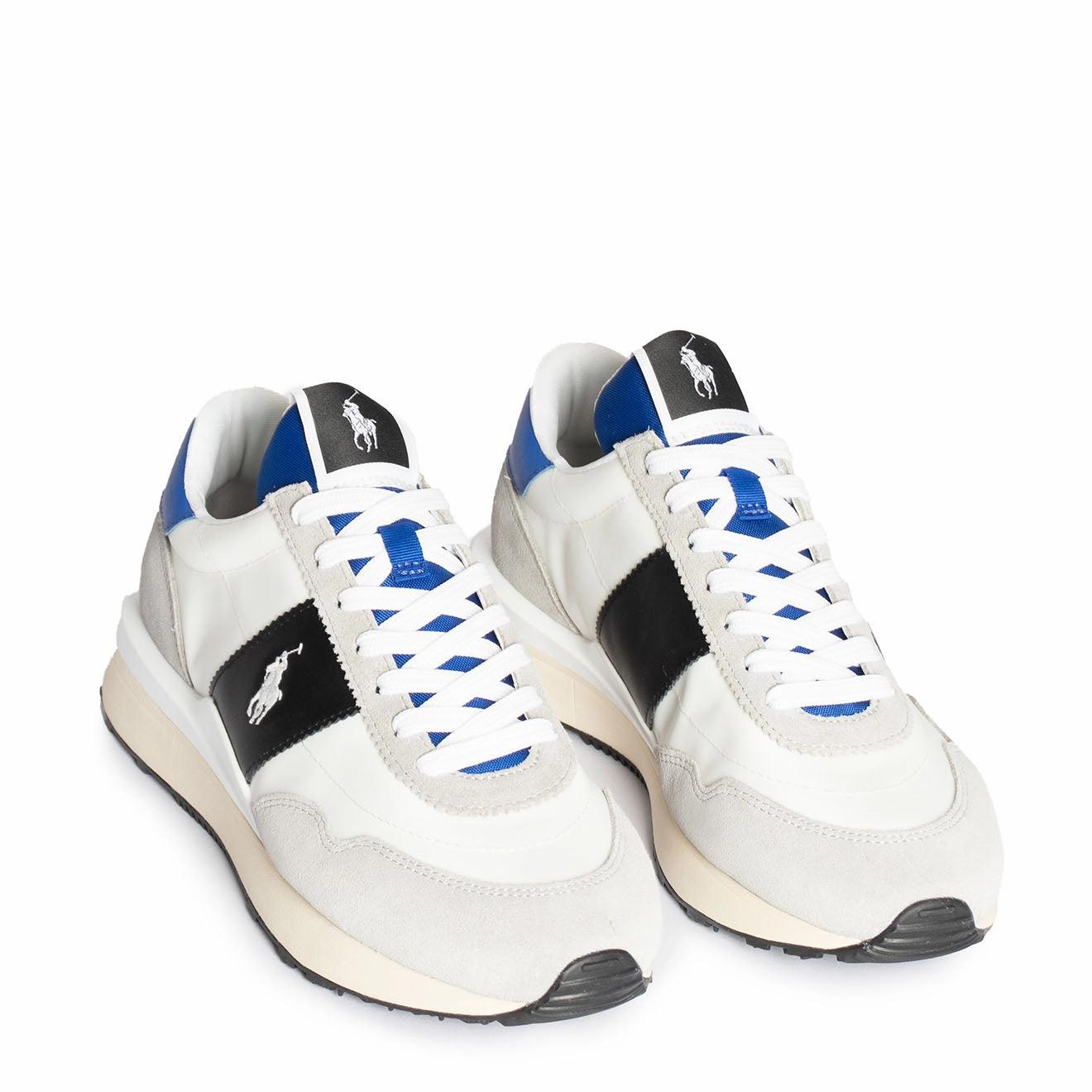 Streetwear Footwear Stable Polo Ralph Lauren Train 89 Sneakers Grey Multi