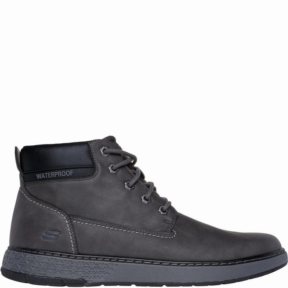 Grippy Soles Orthotic Friendly Skechers Garlan Deno Trainers