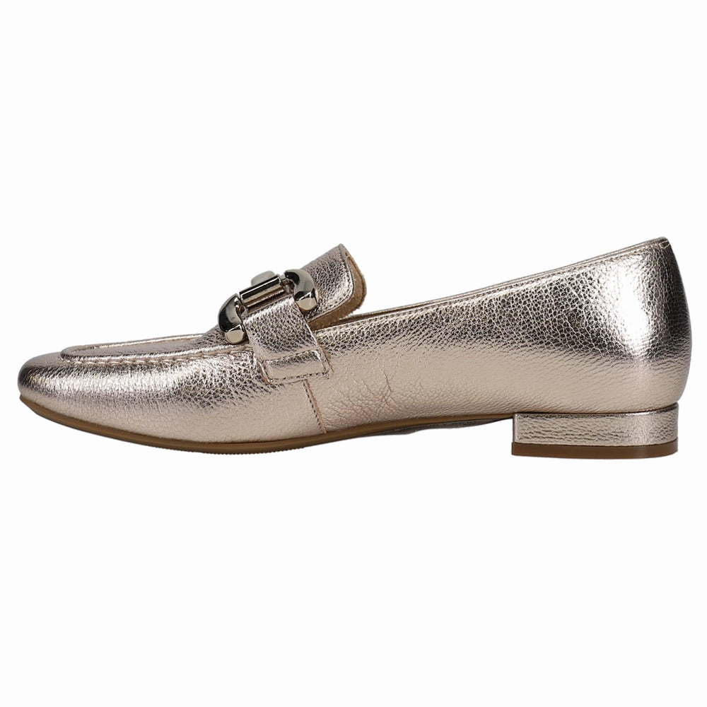 Simply Metallic Slip On Loafers Walking Shoes Functional Footwear