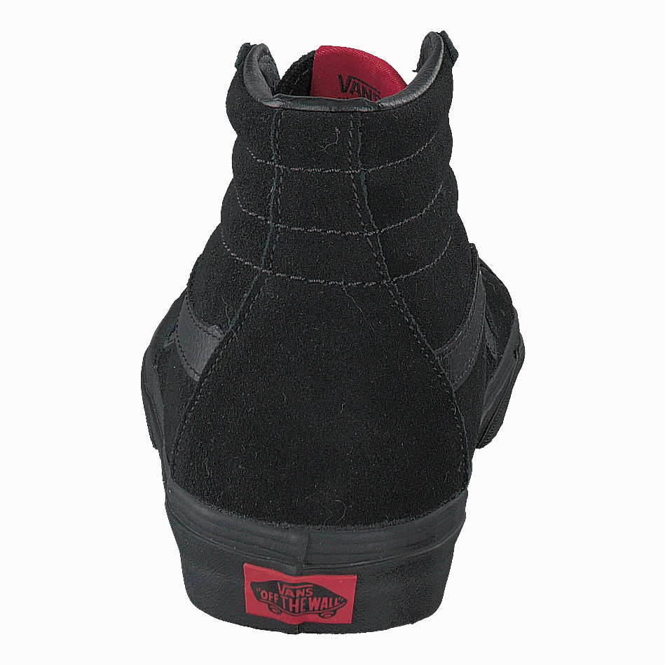 Slip Resistant Work Sk8-Hi Black/Black (Suede)