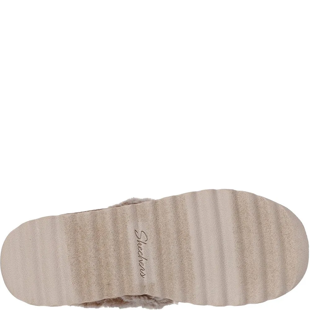 Rugged Sole Odor Control Skechers Cozy Up Slippers