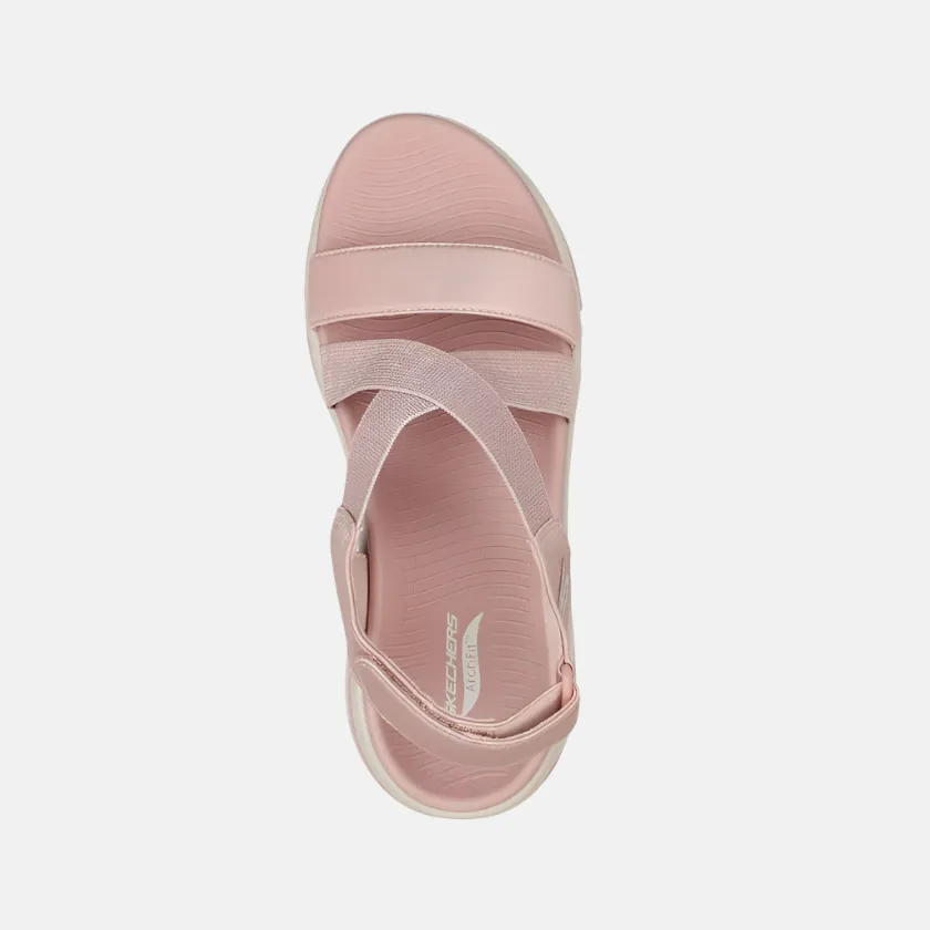 Stable Skechers Go Walk Arch Fit Astonish Women'S Sandal -Rose