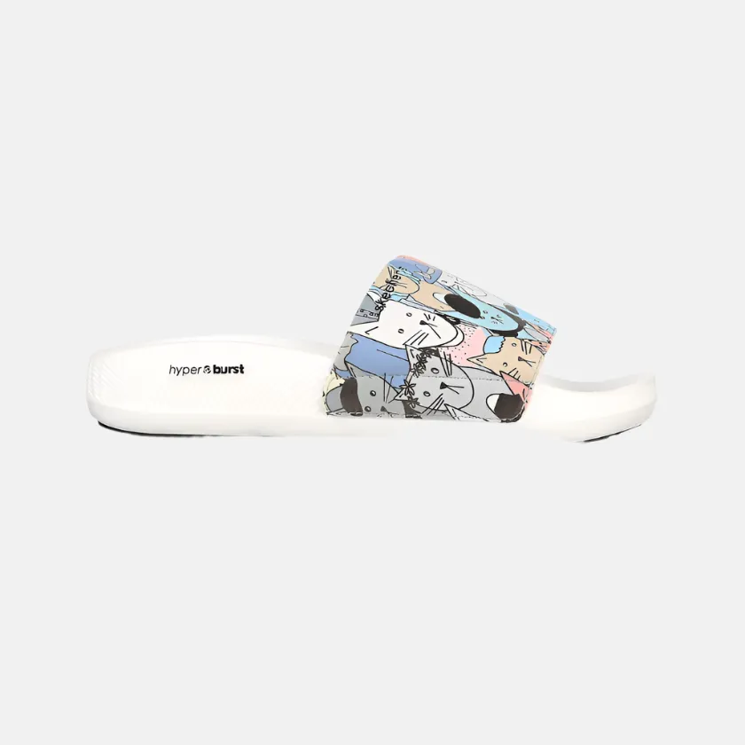 Skechers Hyper Slide -Pawsome Women'S Lifestyle Slide -White/Multi Weather Resistant