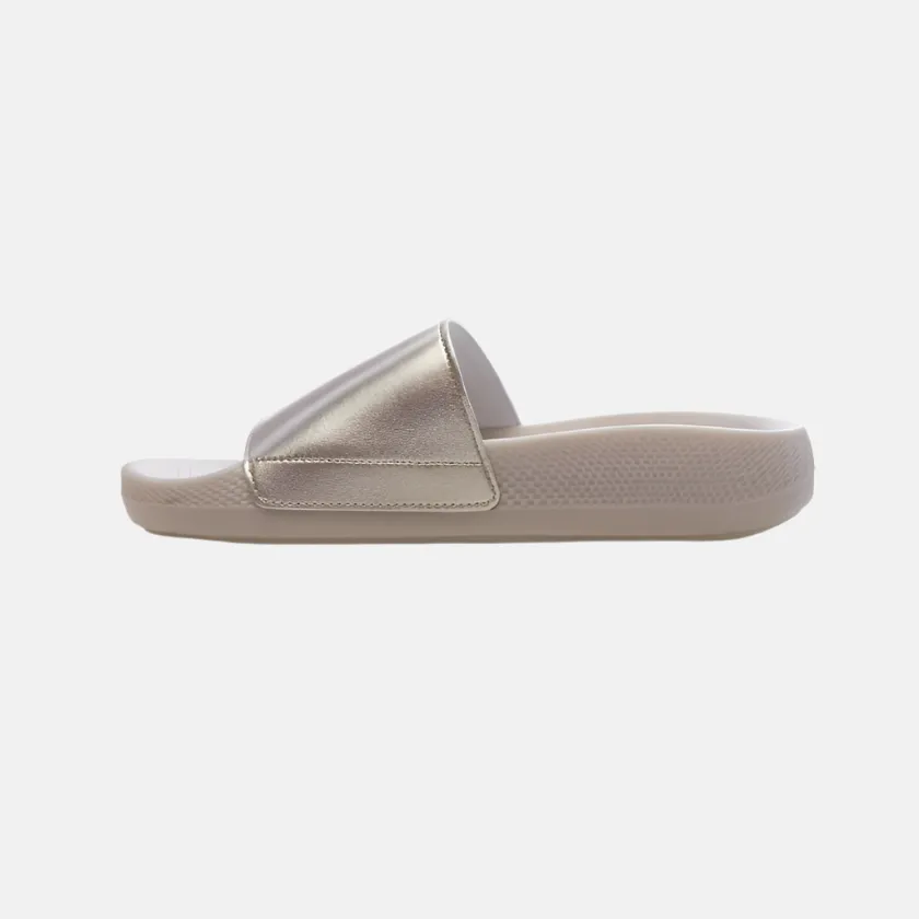Skechers Hyper Slide Women'S Slide -Gold Slip Resistant Work