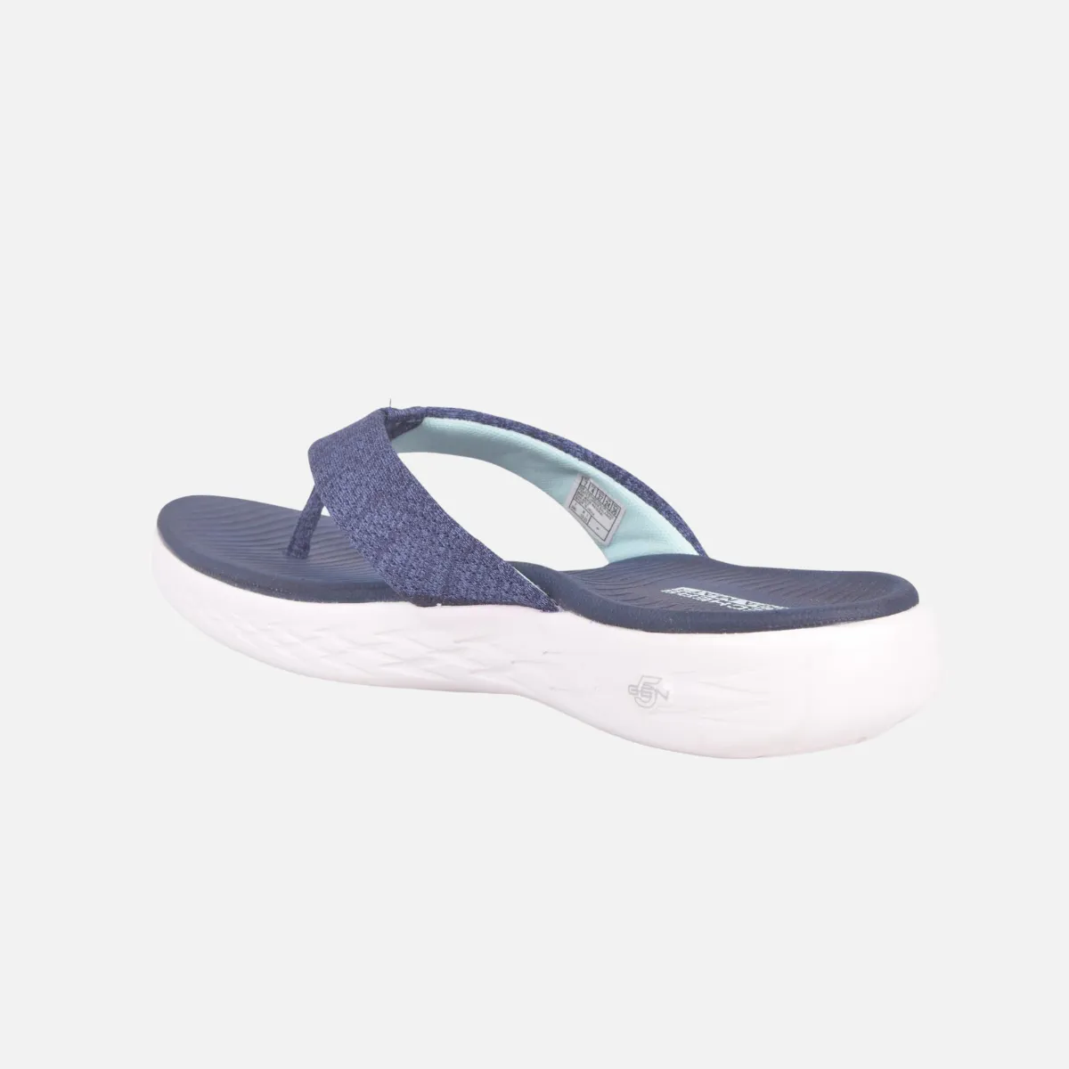 Skechers On-The-Go 600-Preferred Women Slippers -Navy/Aqua Recycled Materials All Day Comfort