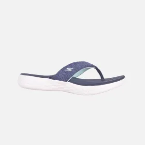 Skechers On-The-Go 600-Preferred Women Slippers -Navy/Aqua Unisex