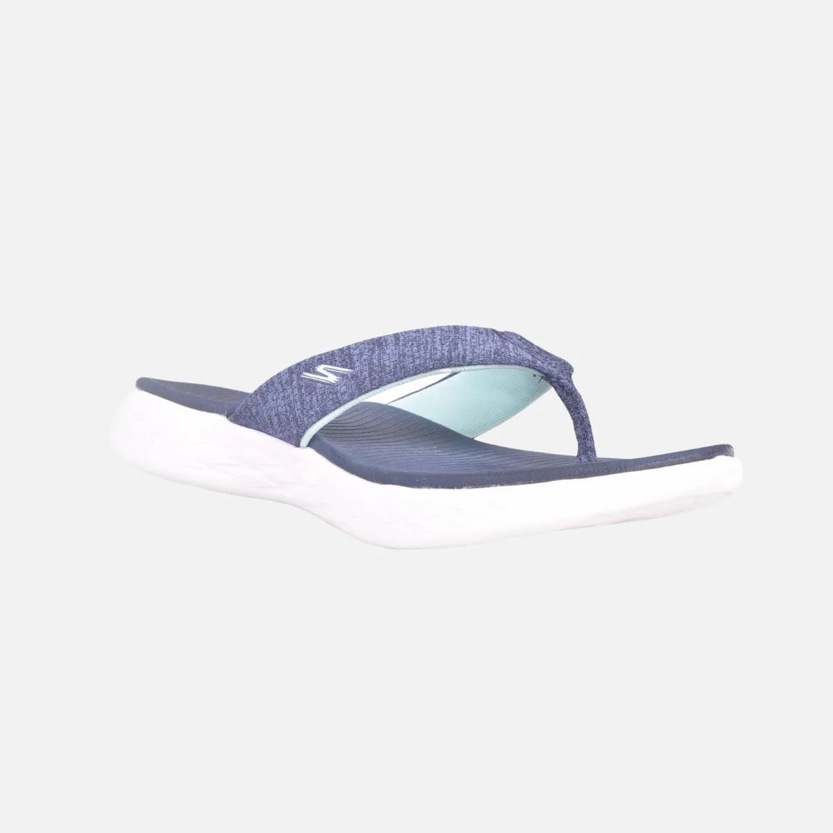Streetwear Footwear Skechers On-The-Go 600-Preferred Women Slippers -Navy/Aqua