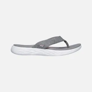 Durable Memory Foam Skechers On-The-Go 600 Preferred Women'S Slide -Gray/Pink