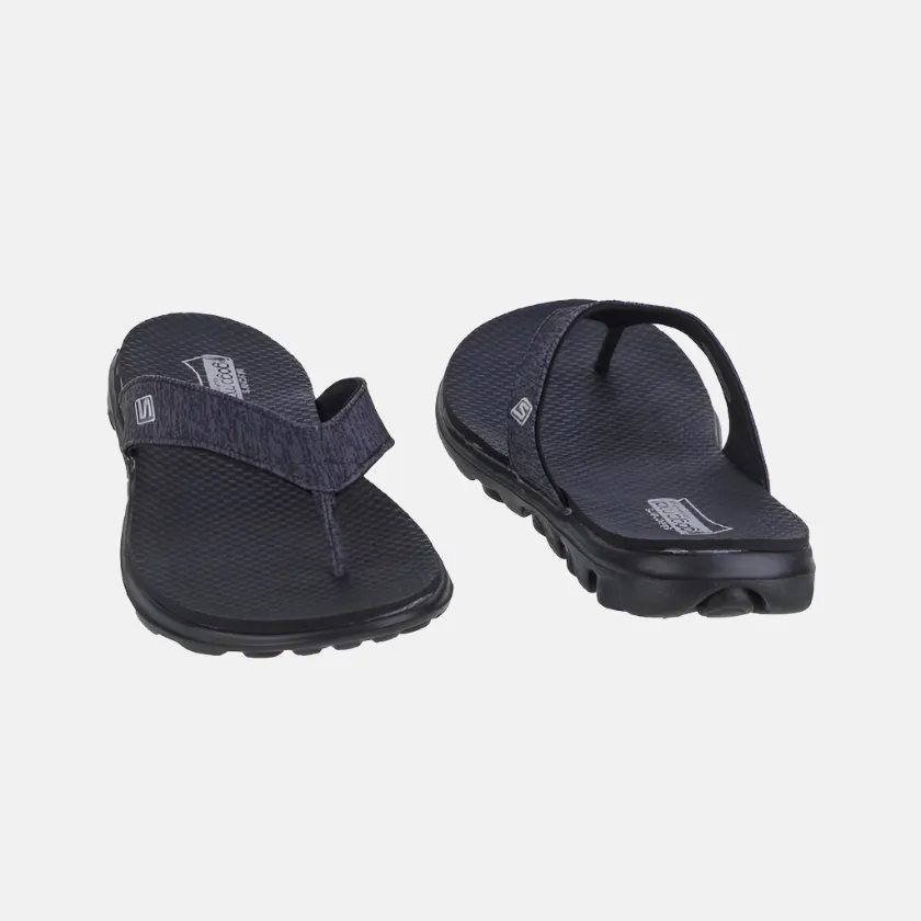 Skechers On The Go Flow Women'S Slippers -Black Grippy Traction
