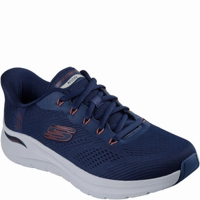 Skechers Arch Fit 2.0 Lestur Trainer Leather Shoes Chic Footwear