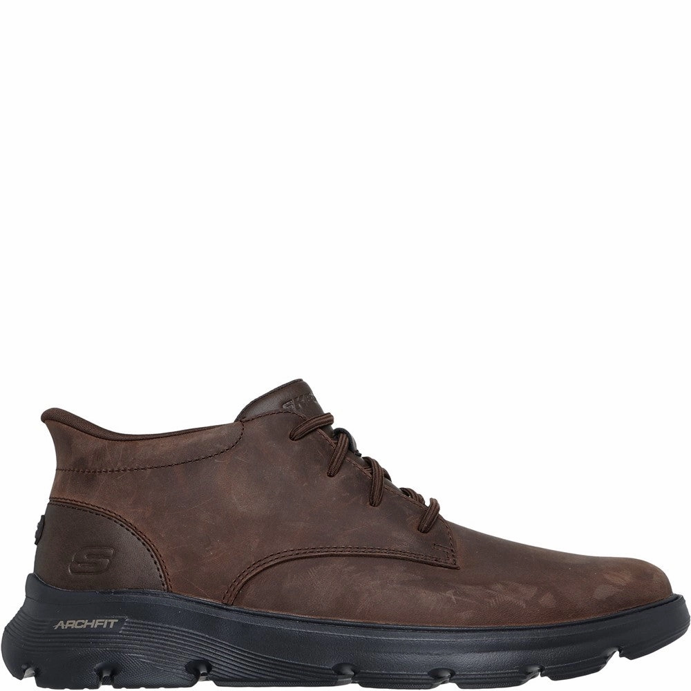 Skechers Arch Fit Garza Ridley Chukka Boot Lightweight Shoes