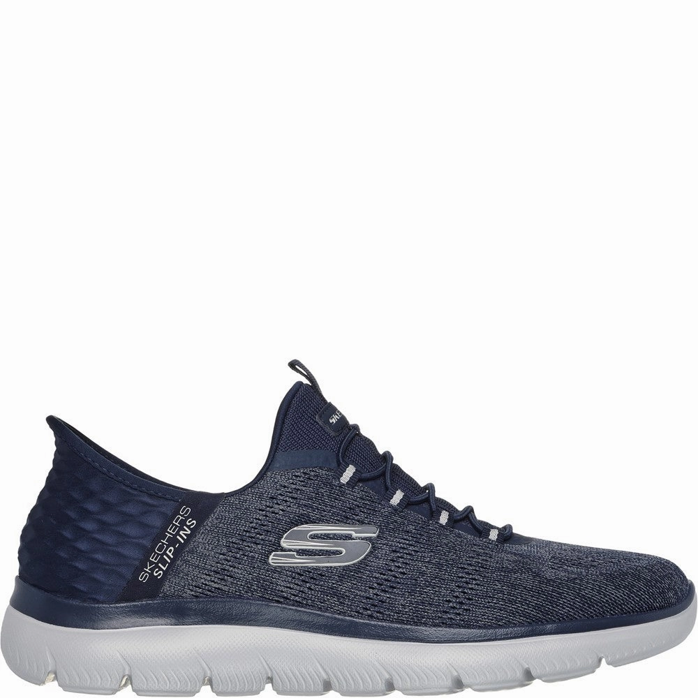 Skechers Summits Key Pace Shoe Slip On Shoes Grippy Traction