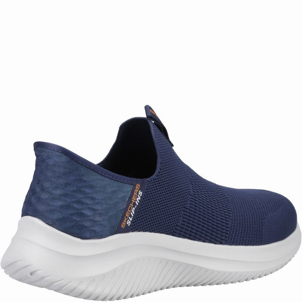 Grippy Soles Classic Sneakers Skechers Ultra Flex 3.0 Smooth Step Wide Trainers