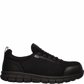 Skechers Workwear Synergy Omat Safety Trainer Minimalist Shoes Grippy Soles