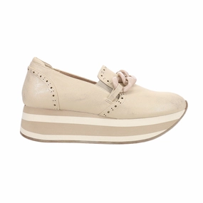 Comfort Technology Cushioned Insoles So What Metallic Platform Slip On Loafers