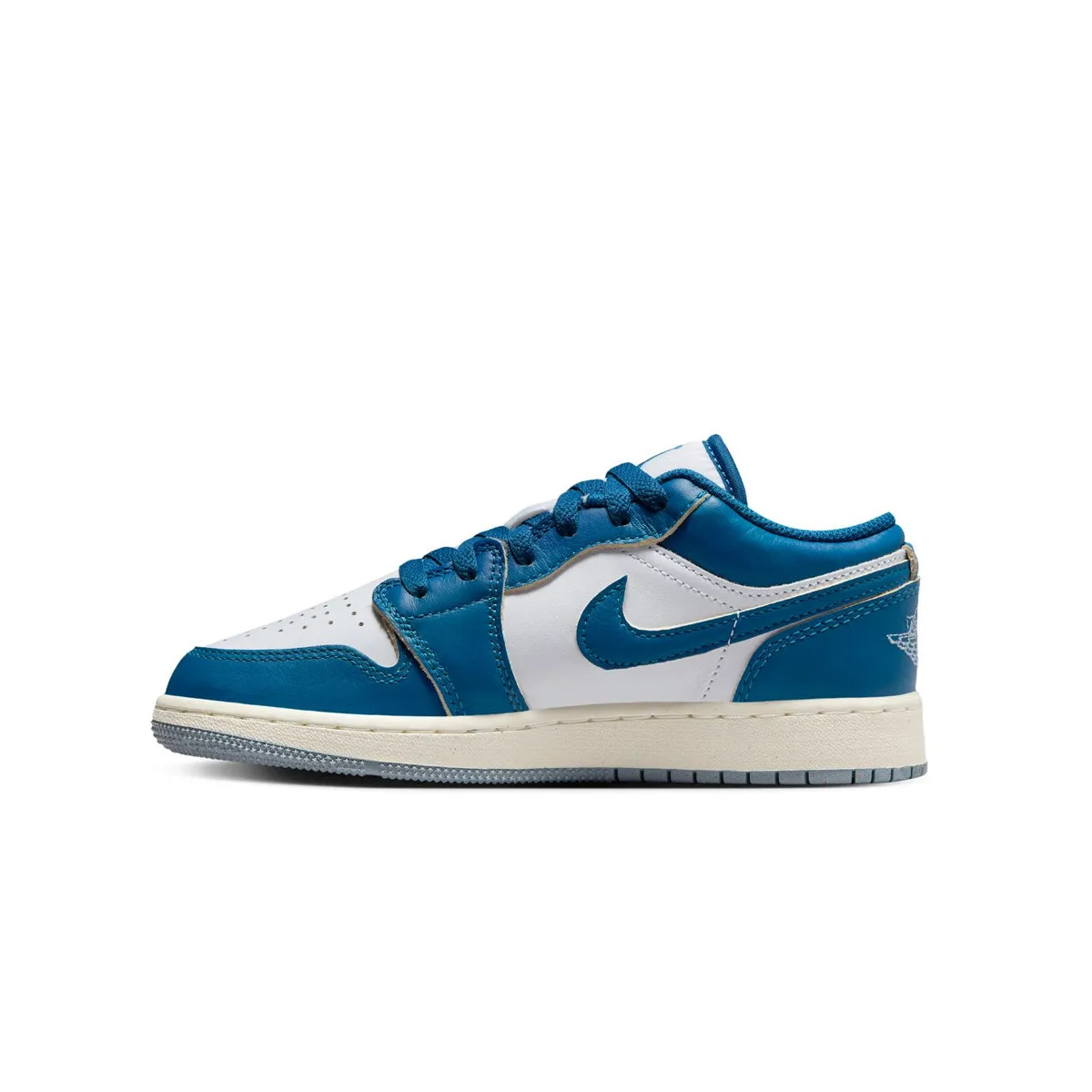 Flexible Odor Resistant Kids Air Jordan 1 Low Se 'Industrial Blue'