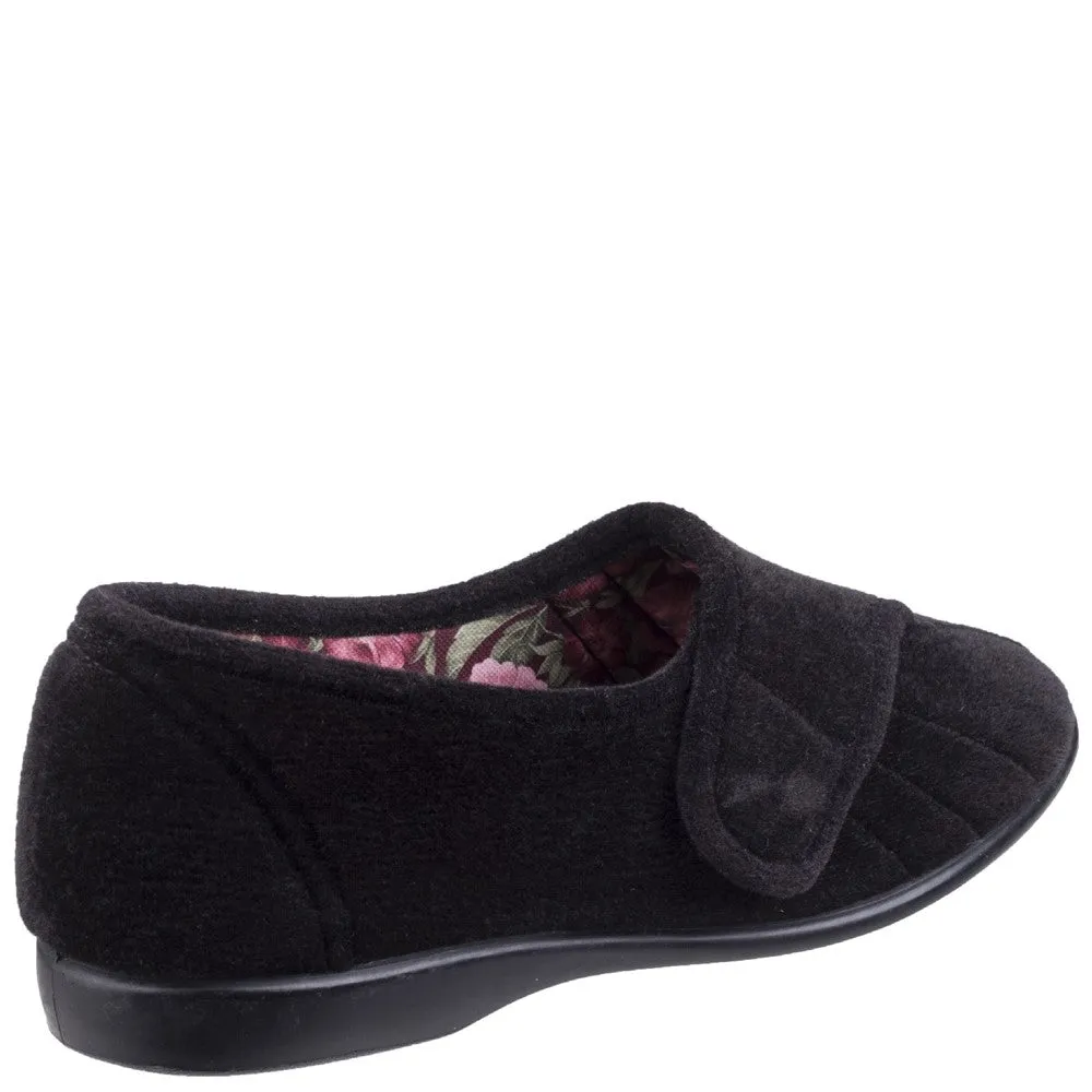 Gbs Audrey Touch Fastening Slipper Sporty Style Slip Resistant