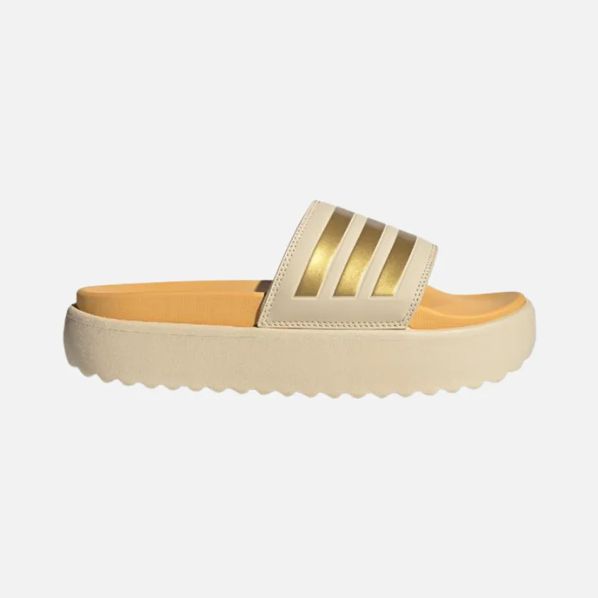 Minimalist Shoes Adidas Adilette Paltform Women'S Slide -Crystal Sand