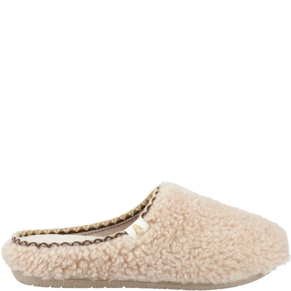 Functional Footwear Rugged Sole Hush Puppies Good Slipper Teddy Mule