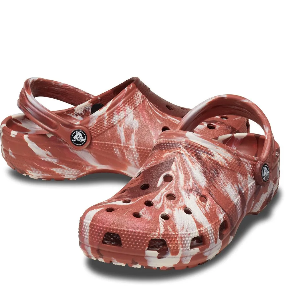 Non Slip Crocs Unisex Marble Sandal