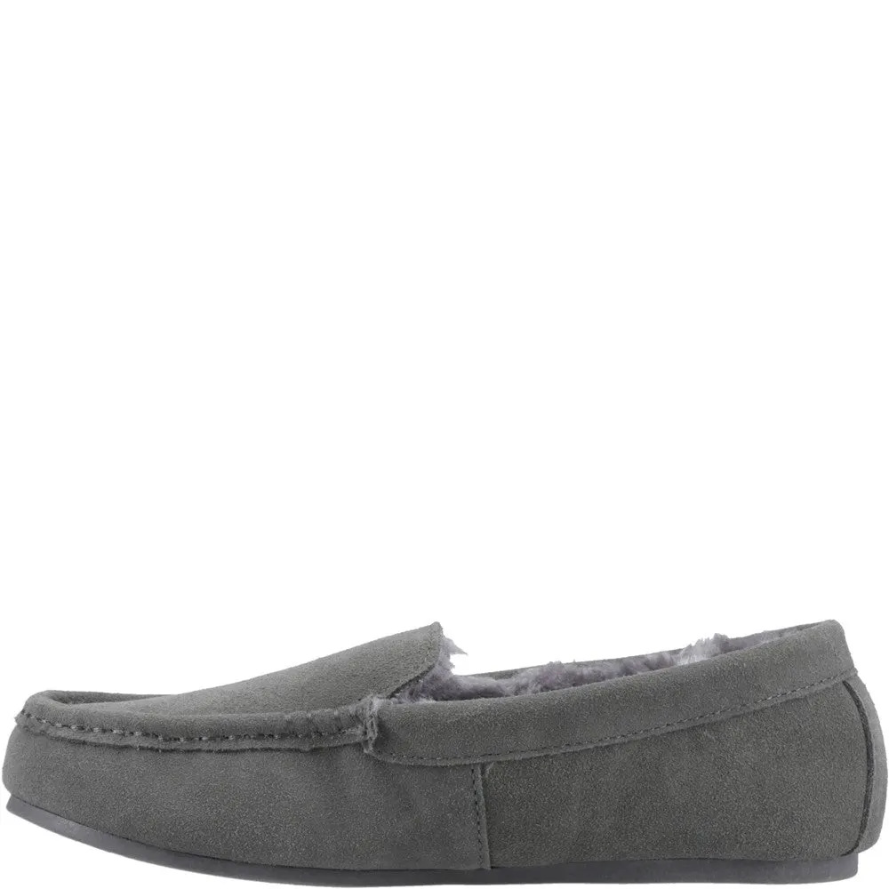 Grippy Soles Hush Puppies Annie Mocassin Slipper