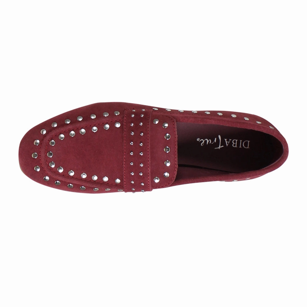 Easy On Off Can Yon Studded Slip On Loafers