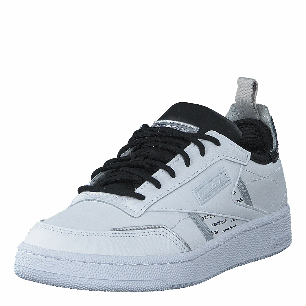 Flat Feet Shoes Club C Ree:Dux White/Black/Silvmt