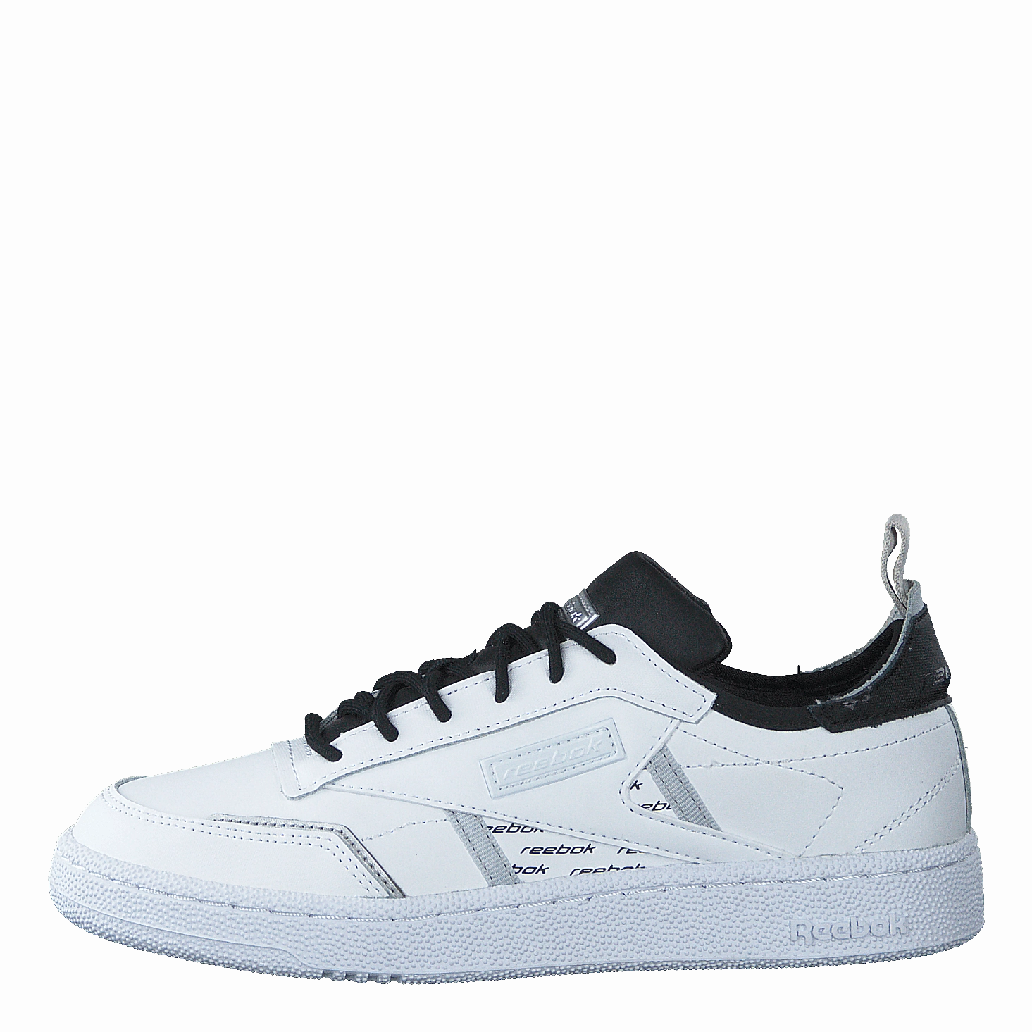 Club C Ree:Dux White/Black/Silvmt Fashion Sneakers