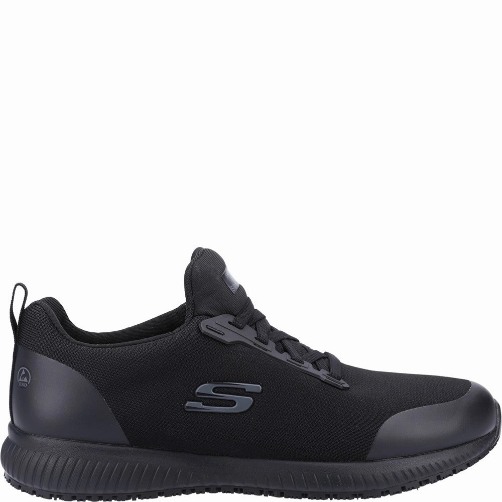 Easy On Off Travel Footwear Skechers Workwear Squad Sr Myton Occupational Shoe