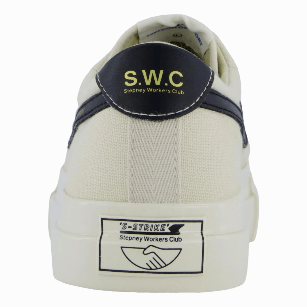 Lightweight Slip Resistant Dellow S-Strike Canvas Ecru & Black