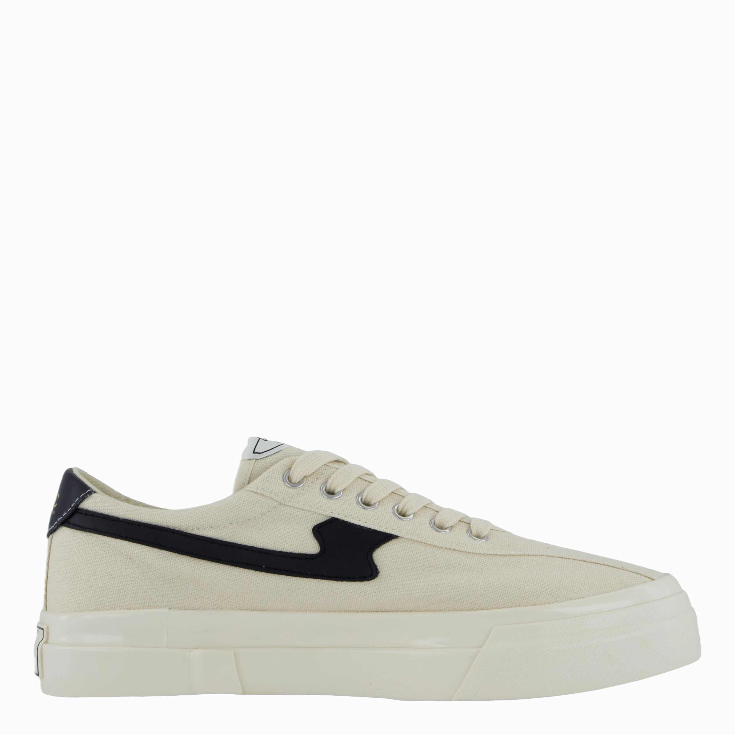 Sustainable Shoes Secure Fit Dellow S-Strike Canvas Ecru & Black