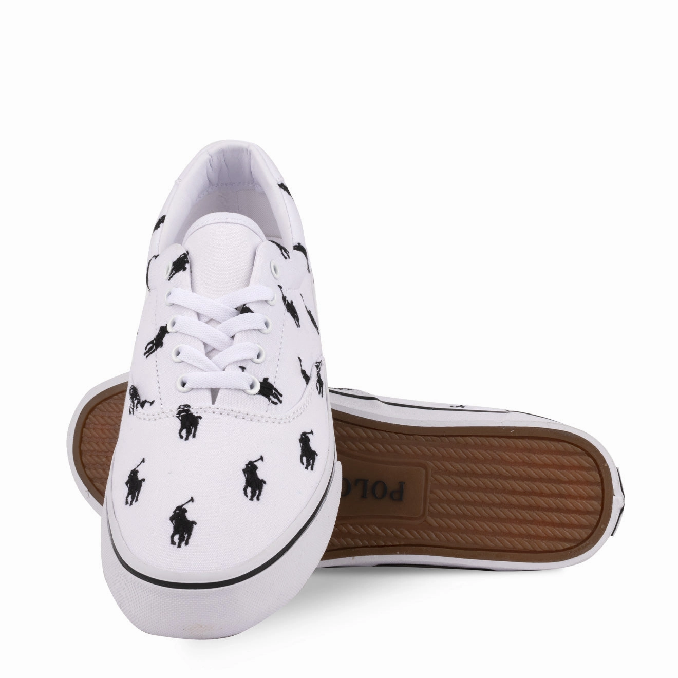 Casual Comfort Polo Ralph Lauren Thorton Trainer Low Top White Multi