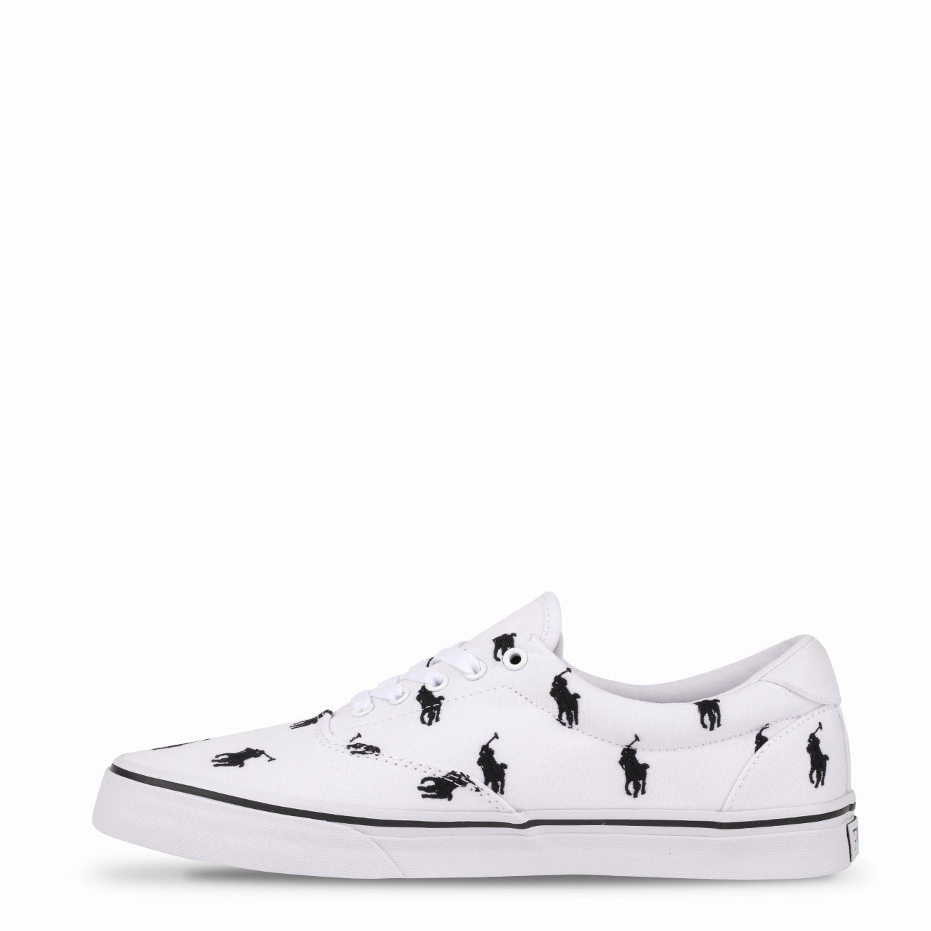 Polo Ralph Lauren Thorton Trainer Low Top White Multi Standing Comfort Odor Resistant
