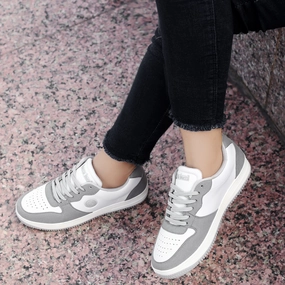 Bacca Bucci Emily Low-Top Flat Sole Sneakers For Women Rugged Sole Grippy Soles